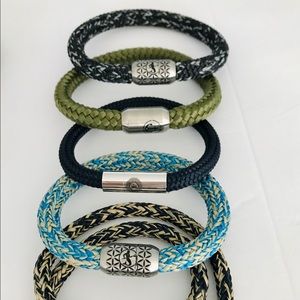 Bracelets. Leather And Rope. Clearance Collection